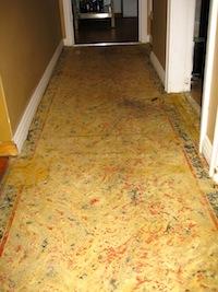 Asbestos in lino and carpet: Test before you rip!