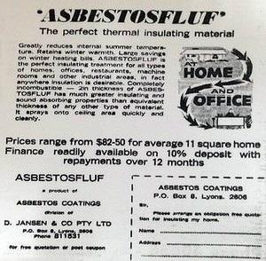 Mr Fluffy and the dangers of loose fill asbestos insulation