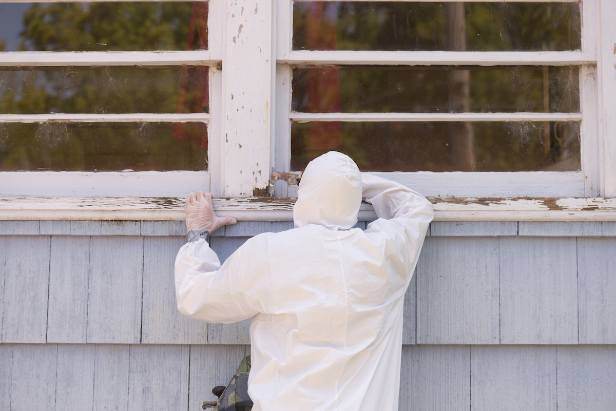 safely removing lead paint