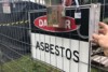 danger asbestos signage